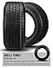 RM Cart 14-Spoke Black/Machined on 205/50-10 Deli Low Profile Tire (Set of 4), Golf Cart Tires and Wheels Combo, Fits Club Car & EZ-Go Carts
