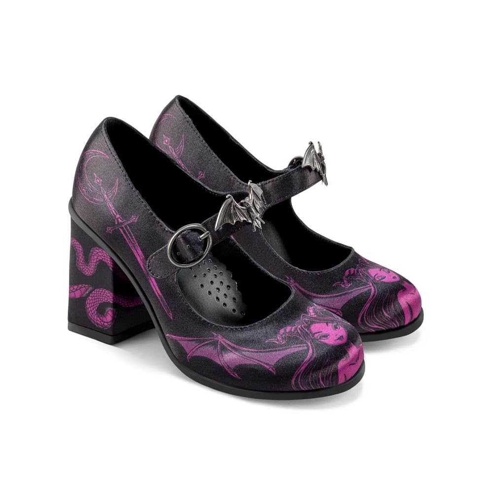 Hot Chocolate Design Chocolaticas Funky Canvas Women's Mary Jane Flat Shoes — view 57