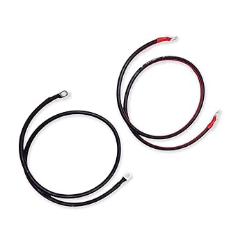 DAYSTAR DC WIRE 10 SQ MM 2 FEET xlpe UV battery cable (RED & BLACK)