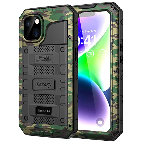 Coque étanche iPhone 14 protection militaire 360 en métal