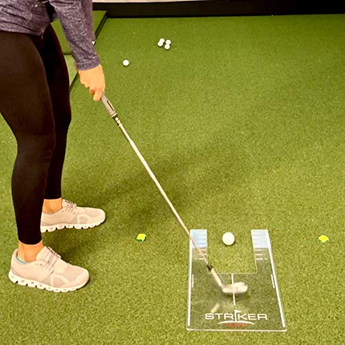 The Striker 3000 Golf Training Aid - Improve Ball Striking - Helps Player Monitor Ball Position, Swing Path, and Angle of Attack