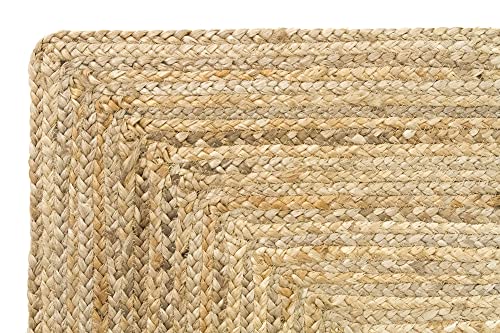 HAMID Rug Jute Alhambra Natural Colour, Jute Rug, Area Rug 100% Jute Fibre Hand Wovem, Braided Rug for Home, Living Room, Floor Carpet.(150x80cm) - Cosy Home Interiors HAMID Rug Jute Alhambra Natural Colour, Jute Rug, Area Rug 100% Jute Fibre Hand Wovem, Braided Rug for Home, Living Room, Floor Carpet.(150x80cm) - Image 12