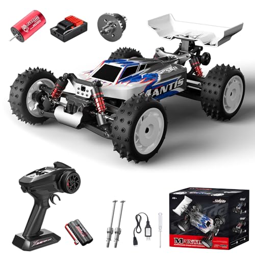 Dodoore S911PRO Brushless RC Cars for Adults, 1/16 Scale Remote Control Car, 48KM/H High Speed Racing RC Buggy, 4WD All Terrains Off-Road RC Truck (Blue)