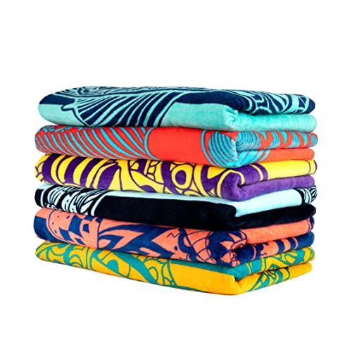 Nova Blue Whale Beach Towel (34 X 63) – Green Oversized Beach Towel With Whale Design Quick Dry Beach Towel Made From 100% Cotton – Sand Free Beach Towel – Extra Large Beach Towel #TOP3