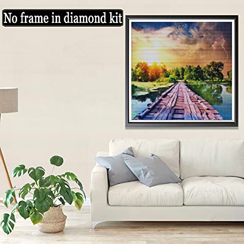 Sugamm 5D DIY Diamond Painting Caiyun volledige Diamant Schilderij brug Kit strassteentjes, borduurwerk foto's Cross… - Image 3