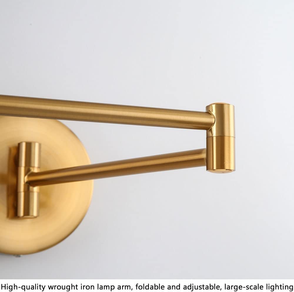 Luxus wandleuchten Nordic Moderne Schlafzimmer Nacht Wandleuchte Einfache Studie Schlafzimmer Leselampen Faltbare Teleskop Drehbare Wippe Lampe E26/E27 Dekorative Licht Nachtlicht