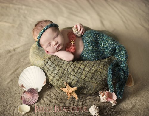 Part of Your World - Mermaid Set Knitting Pattern - 7 Sizes Included