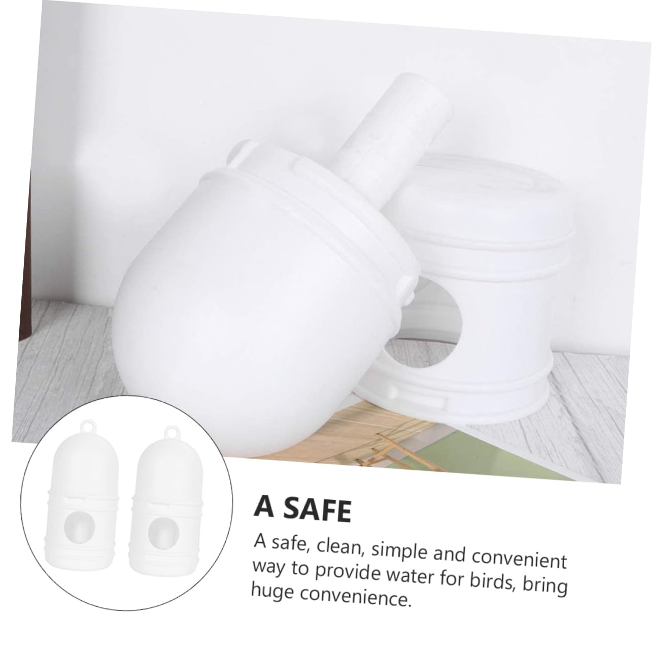 minkissy 4 Piezas Bebedero para Palomas Botella de Agua para Perros comedero automatico para Mascotas comederos para pájaros Jaula de pájaros Taza de comedero de Agua para pájaros Exterior