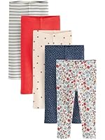 NEXT 5 x gerippte Leggings Marineblau 3 Monate