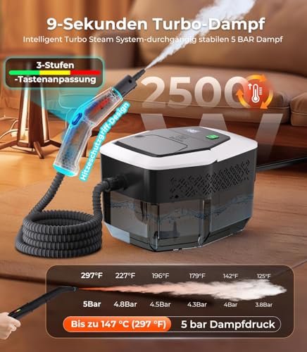16-IN-1 Dampfreiniger Handgerät