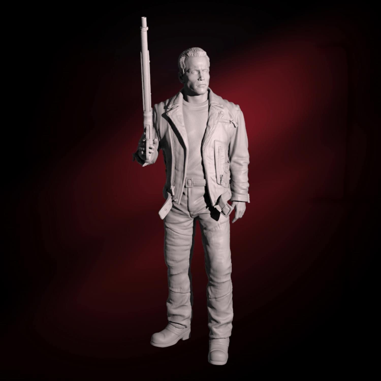 Figurine Terminator en résine à monter pour vos soirées de modélisme créatif