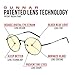 Gunnar Optiks Amber Lens Round Blue Light Blocking, Black, Adult
