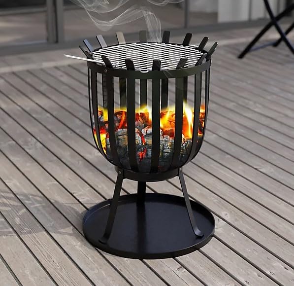 Bonfire Pit Heavy Duty Portable Fire Stand for Camping,Outdoor Campfire Stand 16 inch-image-15