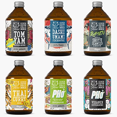 6x525ml Asia Mischbox BIO - Bio Knochenbrühe und Suppengrund Cover