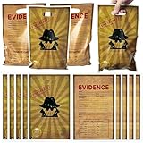 50Pcs Top Secret Spy Party Favor Bags Secret Agent Sweet Goody Candy Treat Bag Escape Room Party Decorations Mystery Spy Theme Plastic Gifts Bags Birthday Snack Bags for Kids Birthday Party Supplies