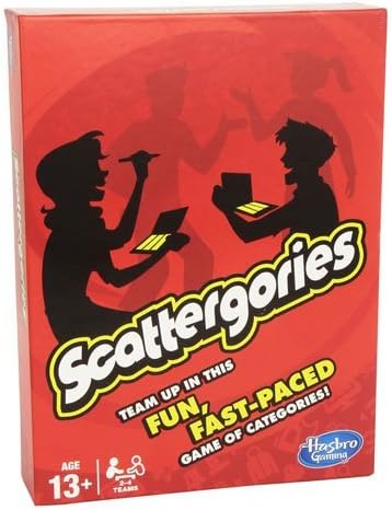 Hasbro Gaming - Scattergories, Juego de Preguntas (versión en inglés)