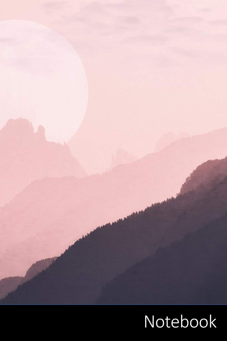 Notebook: Paysage, Nature, Arbre, Papier peint pour les filles Carnet / Journal / Livre d'écriture / Calepin / Agenda / Notes - 6 x 9 pouces (15,24 x 22,86 cm), 150 pages, surface brillante.