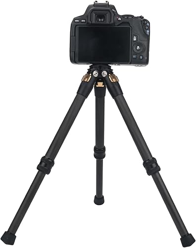 Miniatura 8 de Universal Mini Portable Holder Trípode de fibra de carbono para insta360 Insta 360 one X3 X2 X RS R Gopro Go Pro Hero 12 11 10 9 8 7 6 5 4 3 y DJI