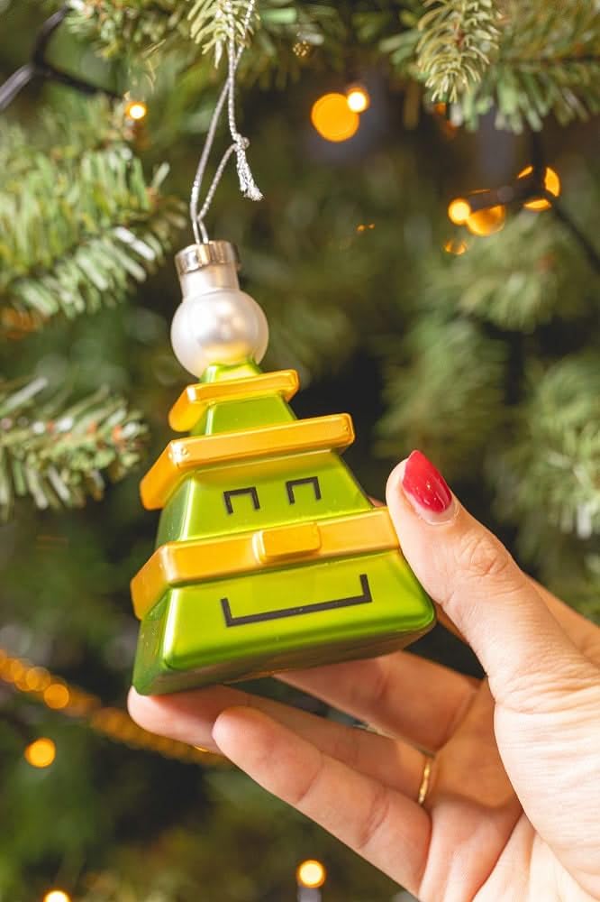 Alessi Cubik Tree Decorazione Natale, szkło, wielokolorowe, jeden rozmiar
