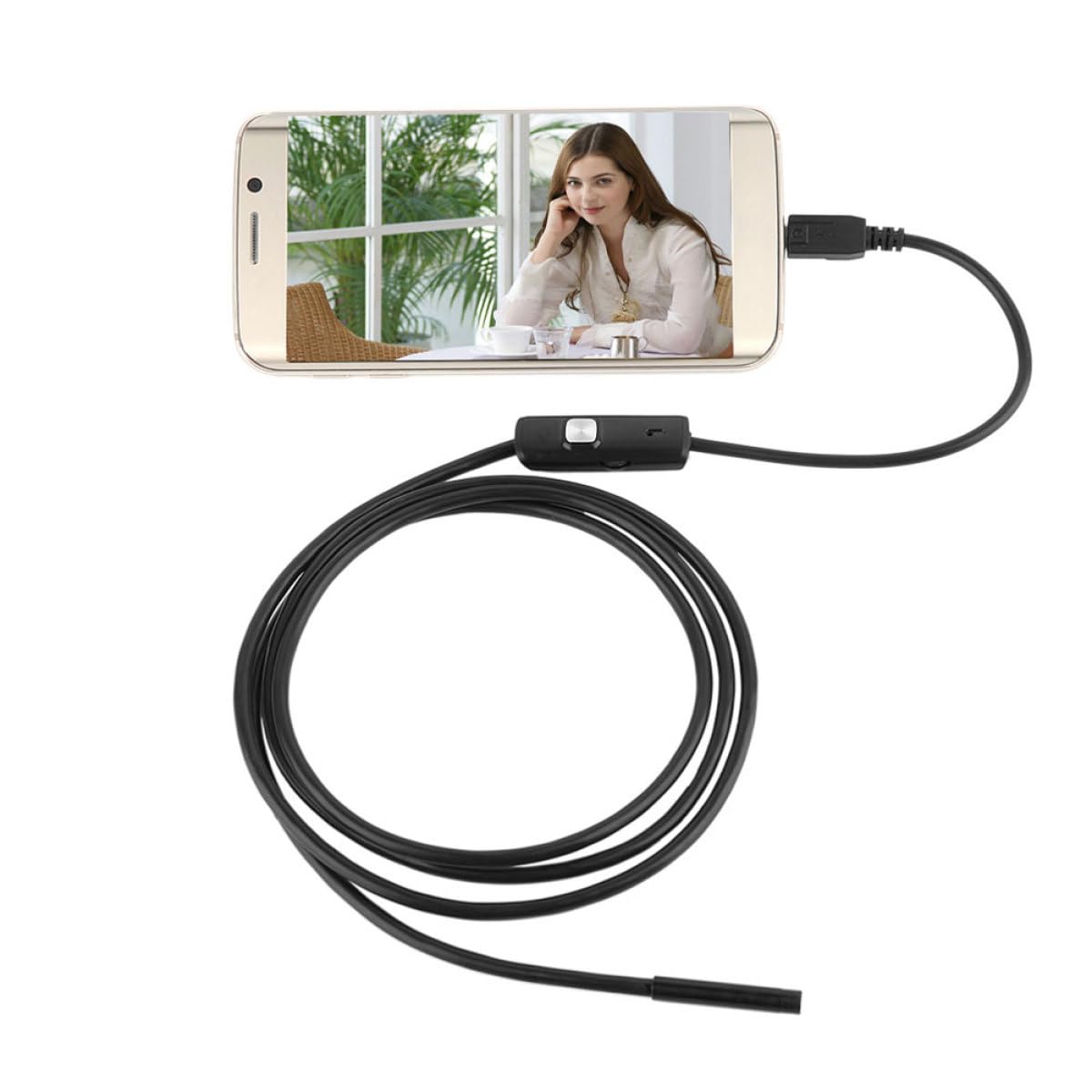 Inspection Camera for Phones and Rated Built Led Light Suitable for Underwater and Hard Reach Areas for Home and Automotive Inspection