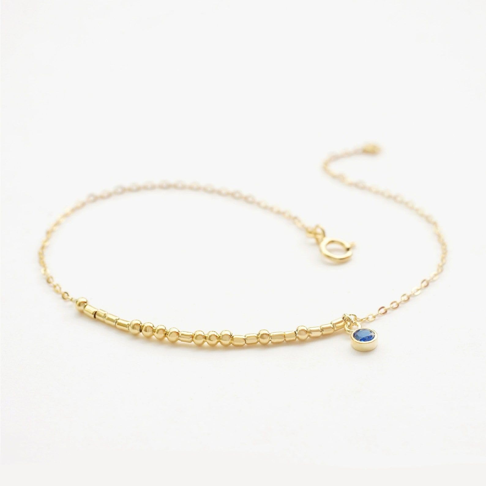 Da noi La mia persona codice Morse Bracciale argento sterling 925 minimalista Beaded Bracciale Amicizia Per Sorella fatta a mano Festa della mamma