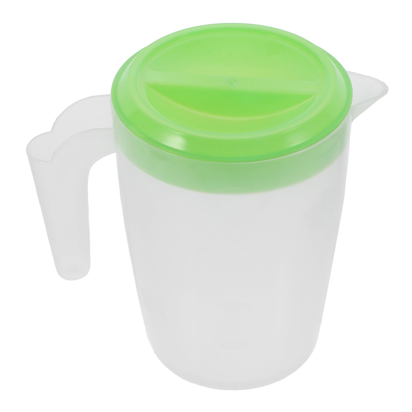 OKUMEYR Pichet à Boisson Réutilisable 1l en Abs Vert Couvercle Portable pour Eau Froide, Bière et Thé la Maison ou Lors de Fêtes