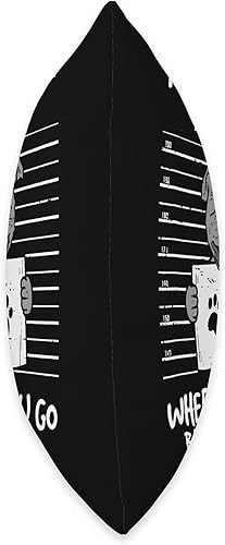 Miniatura 2 de Funny Pit Bull Dog Pittie Lover Gifts Funny Personal Stalker Black Pitbull for Dog Owner Throw Pillow, 16x16, Multicolor