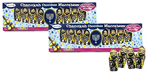 Milk Chocolate Maccabees - Multipack of 2 8 Count Boxes
