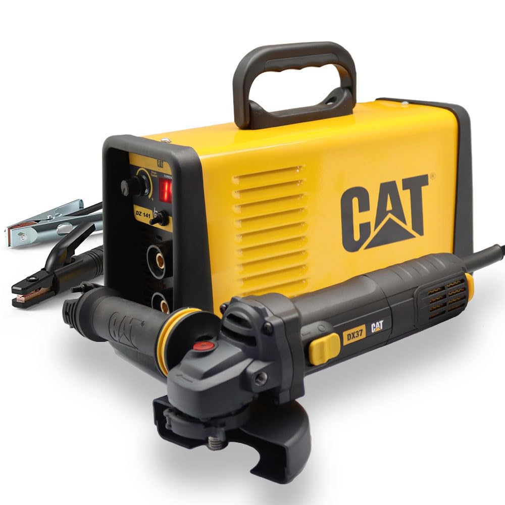 CAT DZ141T 140 Amper TIG LIFT/MMA Çanta Tipi Profesyonel Dijital İnverter Kaynak Makinesi + CAT DX37 Avuç Taşlama