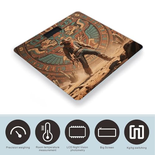 Báscula digital de baño Aztec Western con pantalla LED miniatura 3