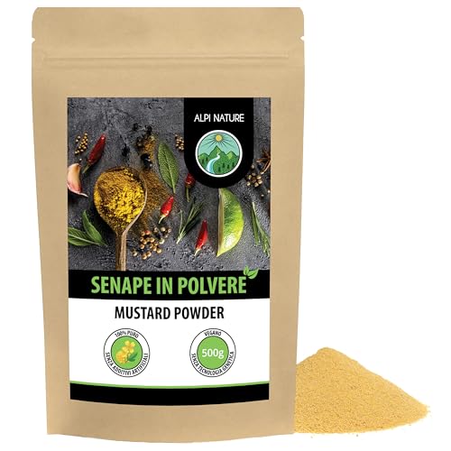 Alpi Nature Senape in Polvere Bianca Gialla 500g, Semi di