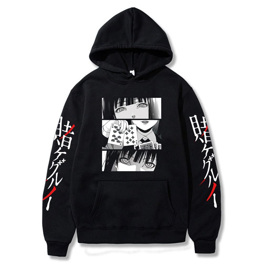 DIOMMELL Kakegurui Hoodie Jabami Yumeko Sweatshirt Anime Gift Tops