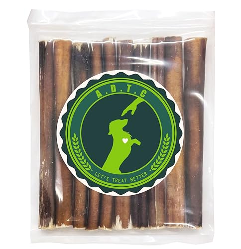 Bully Sticks for Dogs | Natural Long Lasting Pizzle Sticks | Single Ingredient Beef Pizzle | Dog Treats for Aggressive Chewers (Pack of 10, 6″ standard Beef Pizzle) Bully Sticks for Dogs | Natural Long Lasting Pizzle Sticks | Single Ingredient Beef Pizzle | Dog Treats for Aggressive Chewers (Pack of 10, 6″ standard Beef Pizzle)