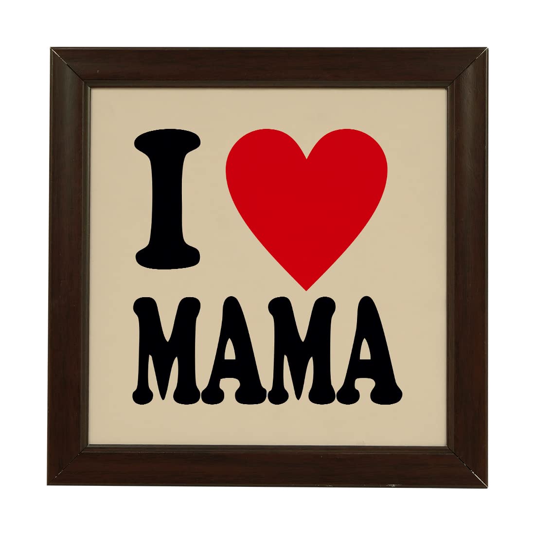 R♡mama Crazyify I Love Mama -Mother's Day Photo Frame | Gift For Mom
