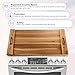 BLUEWEST Noodle Board Stove Cover, Acacia Wood Stove Top Board for Gas Burners and Electric Stove, Extra Thick Wooden RV Stovetop/Sink Cover - Tray for Kitchen Counter Space