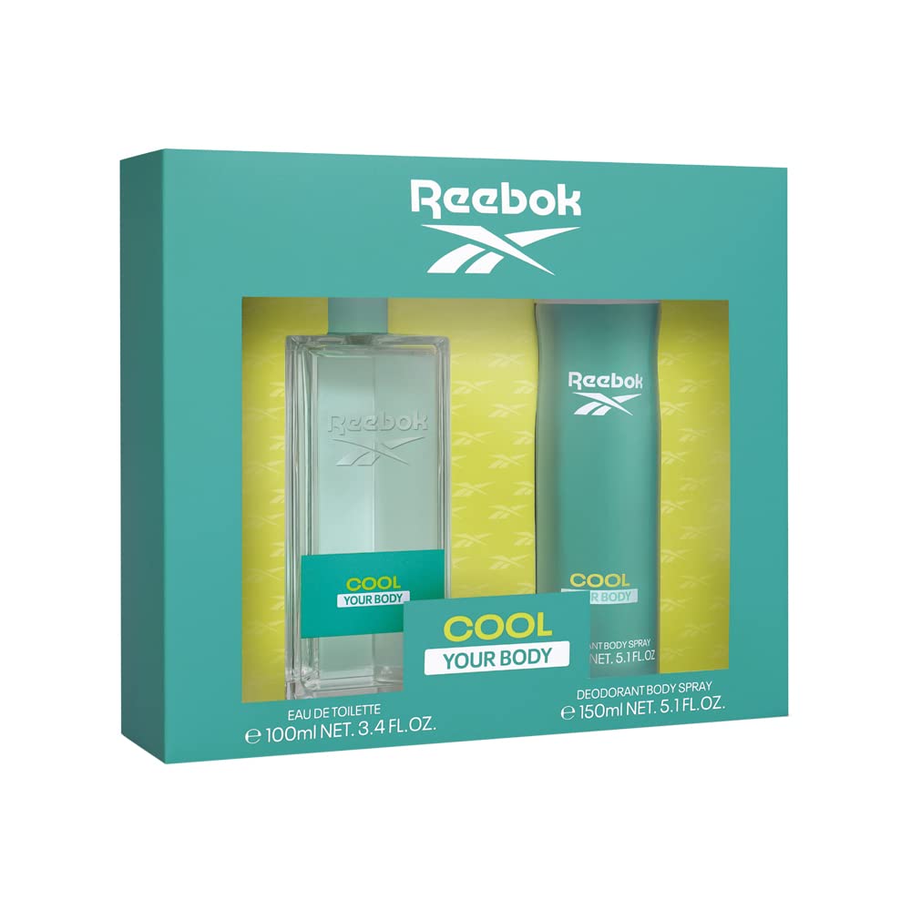 Reebok Women's Cool Your Body Gift Set 100Ml Edt + 150Ml Body Spray
