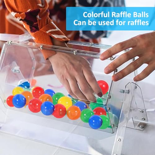 GOCUODE 50 Stück Lotterie Kugeln Bälle zum Öffnen Befüllen,3cm Tombola-Bälle,Lotterie-Hohlkugeln Kleine Befüllbare für Partygeschenke,Party Event Requisiten (Blau)