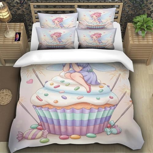 Parure de lit Forêt de Cristal housse de couette microfibre de qualité supérieure - 5