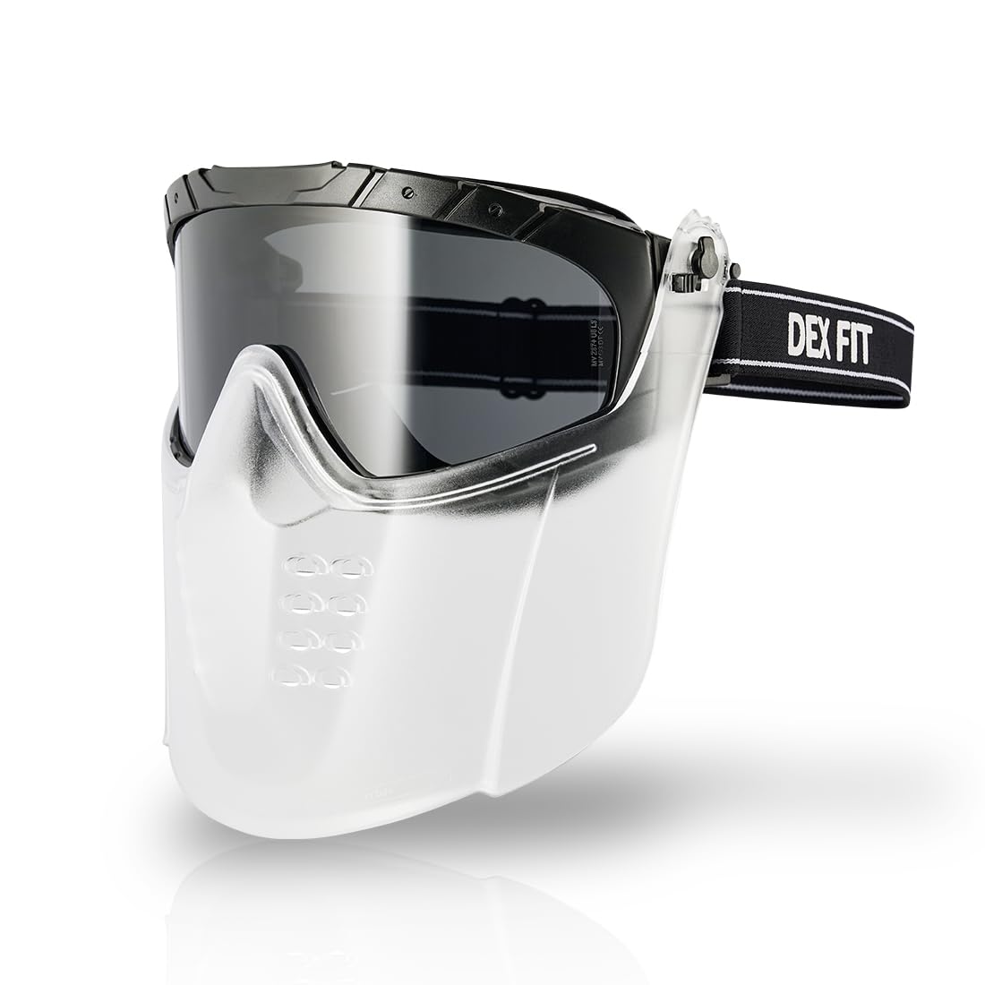 DEX FIT Gafas de seguridad SG220, protección ocular de laboratorio de visión amplia y salpicaduras químicas, antivaho y resistentes a los arañazos, aprobadas por Z87.1