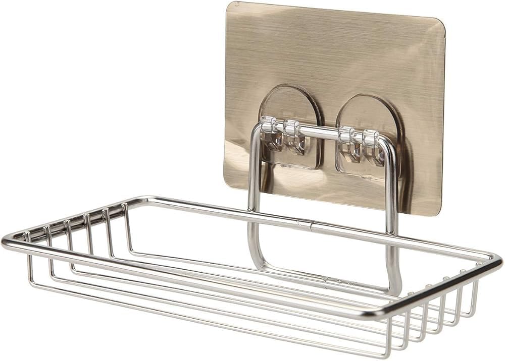 SayYes Stainless Steel Self Adhesive Soap Dish Holder — Wall Mounted, Strong Suction, Scrubber Holder, Strong Suction Tape, Dry Odor Free Compact, Storage Saver Rack for Kitchen Bathroom (Pack of 1) (B0DFX1GX7W) Amazon Price History, Amazon Price Tracker
