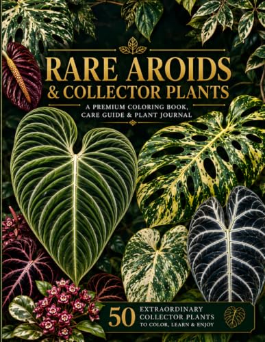 Rare Aroids & Collector Plants: A Premium Coloring Book for Plant Lovers and Collectors image 2