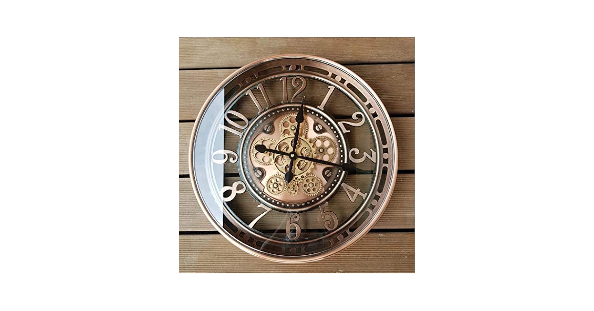Amazon.com: INFINITY TIME 21 Inch Moving Gears Wall Clock