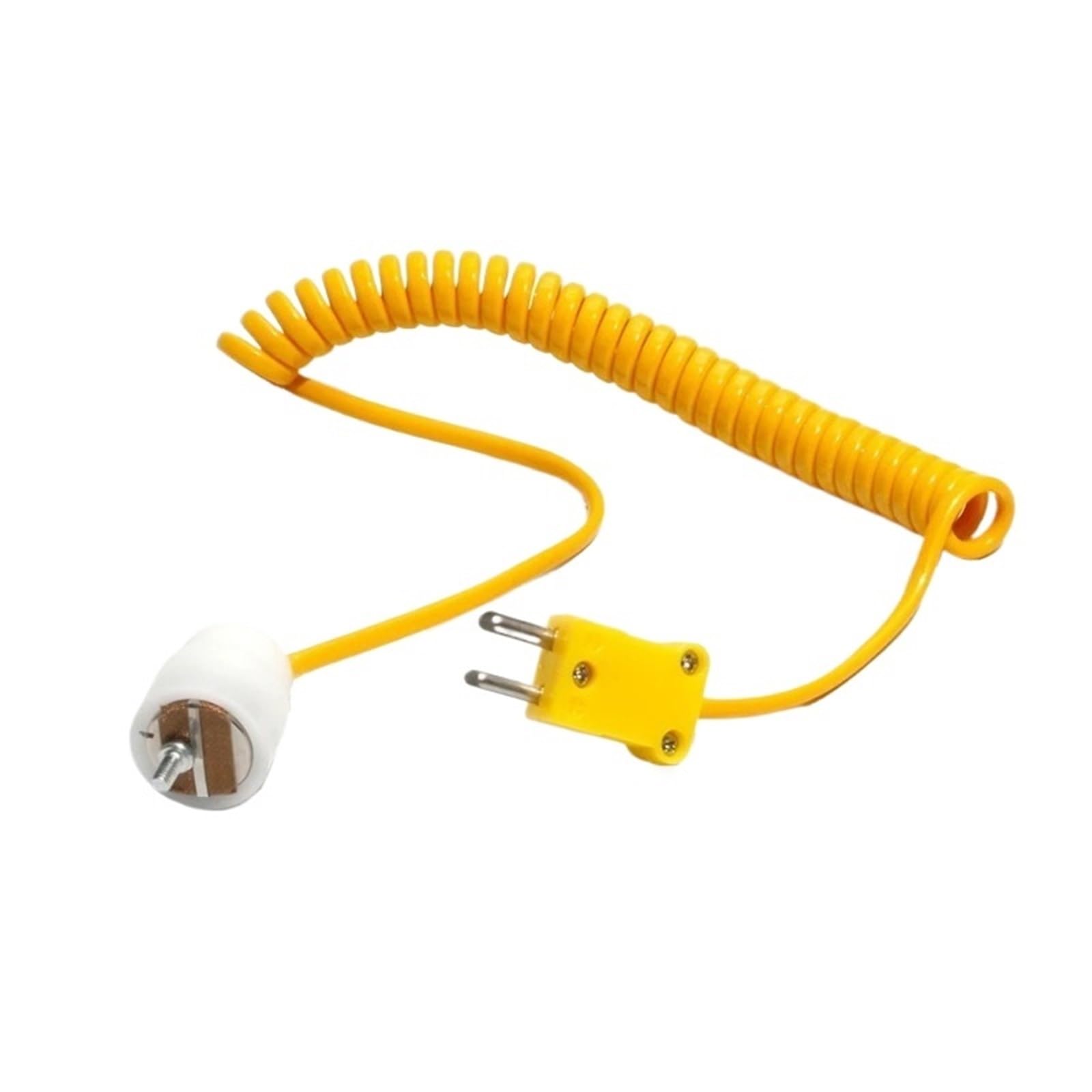 Forte termocoppia Magnetica Serie Magnetica Circolare Sonda di Temperatura for Cuscinetti Tipo K Testa di misurazione Gialla