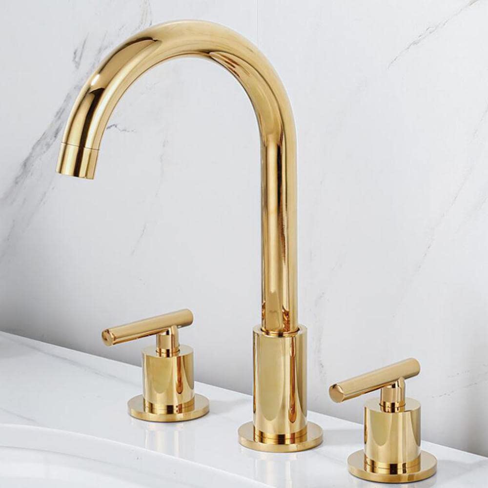 Robinet de salle de bain en laiton massif noir luxe mélangeur de baignoire chic