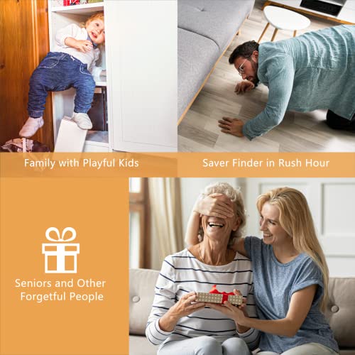 Jegoteer Lost Remote Finder, Remote Control Finder Locator With Led Light | 131Ft Rc Range Key Finder Locator Making Noise thumb #6