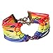 LGBT Bracelet, Lesbian Pride Jewelry, Rainbow Pride Bracelet & Perfect Gay Lesbian Braided Bracelet Gifts, Men & Women