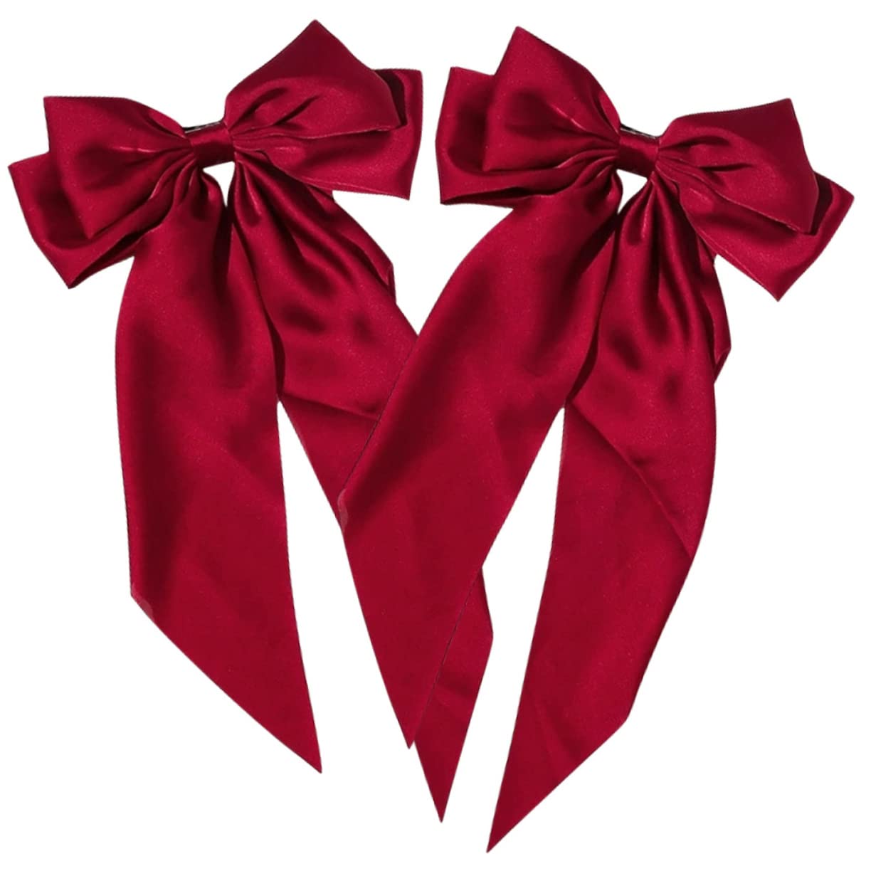 Healeved 10piezas Clips De Pelo Gran Lazo De Para Coletas y Peinados Accesorios Elegantes Para Fiestas y Uso Diario