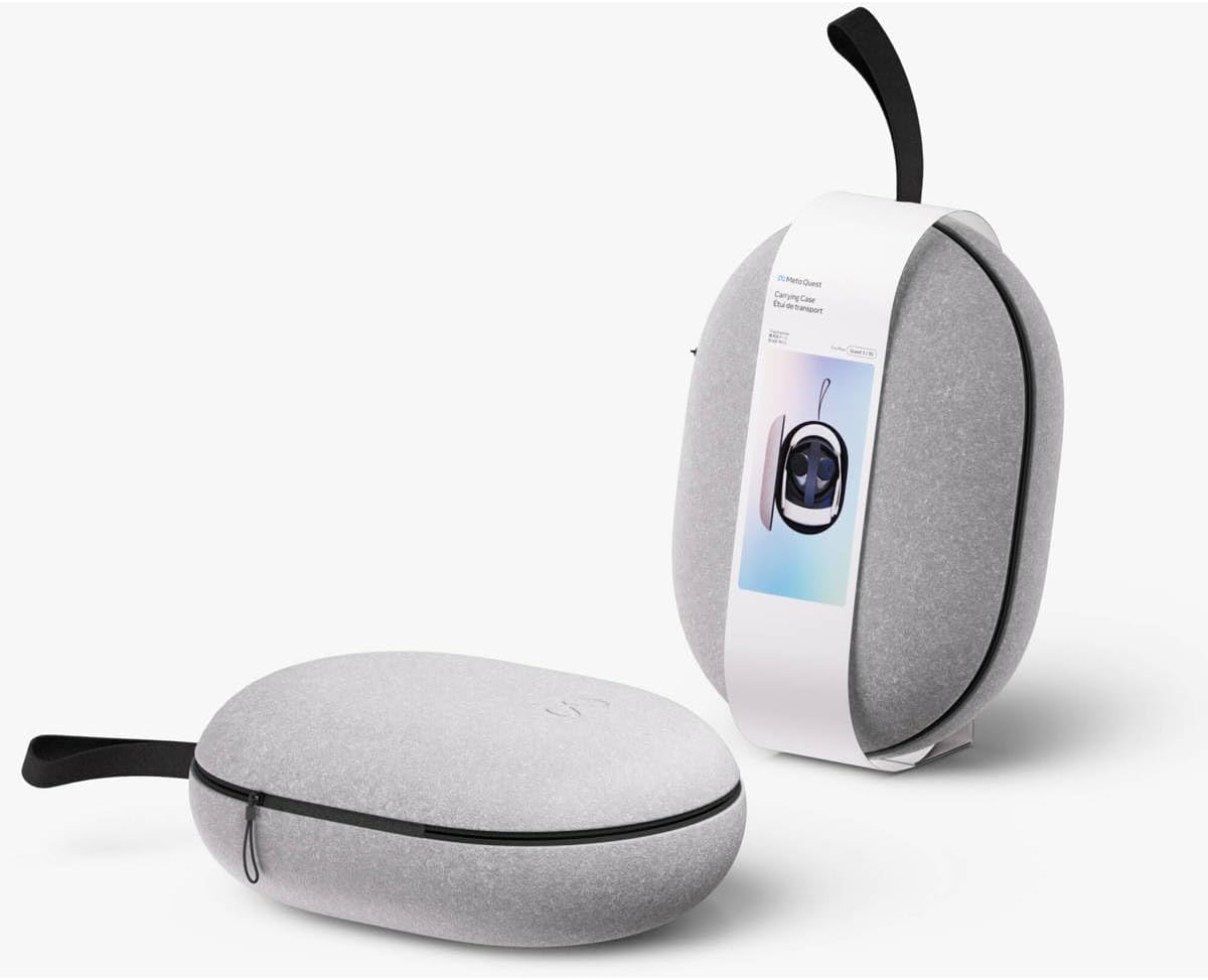 Meta Quest Carrying Case for Meta Quest 3/3S - Premium Style and Protection - Fits Headset, Touch Plus Controller, Head Strap, Active Straps, Charging Cable and Adapter 24.2 cm x 32.8 cm x 12.8 cm - Image 3