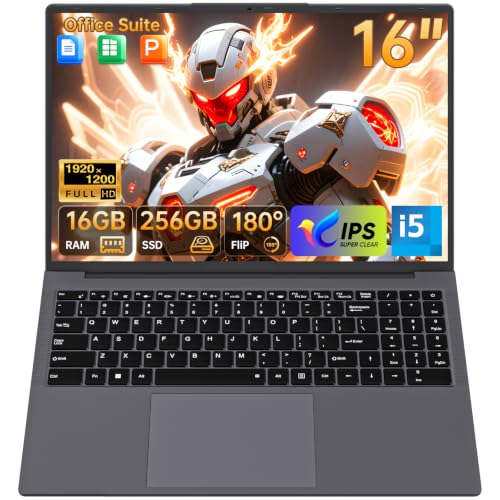 Image of 16 inch Laptop Computer Notebook Backlit Keyboard Home Student Business