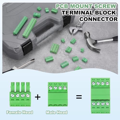 Connecteur à 6 broches enfichable angle droit pour module audio PCB